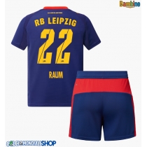 Maglie da calcio RB Leipzig David Raum #22 Seconda Maglia Bambino 2025-26 Manica Corta (+ Pantaloni corti)